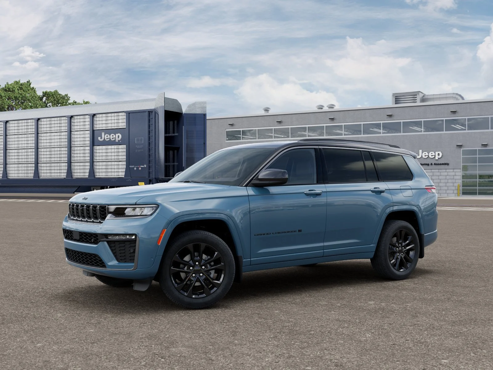 New 2026 Steel Blue Jeep Limited Reserve image 2
