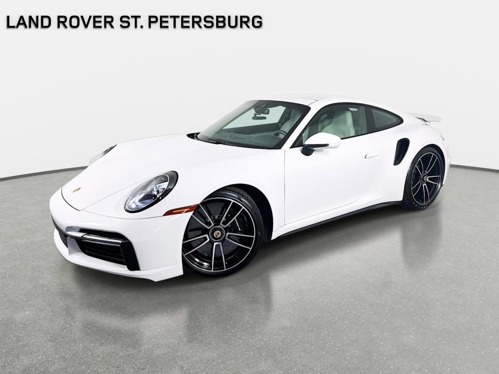 Used 2021 Carrara White Metallic Porsche Turbo S image 1