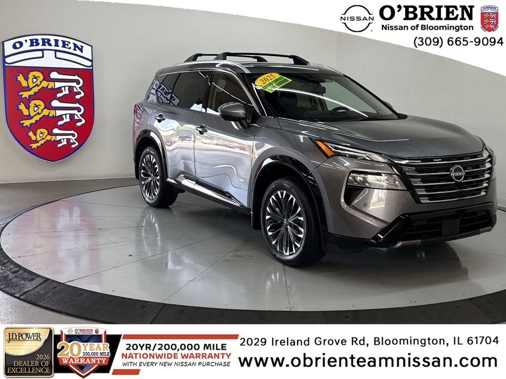 Certified Used 2025 Gun Metallic Nissan Platinum image 1