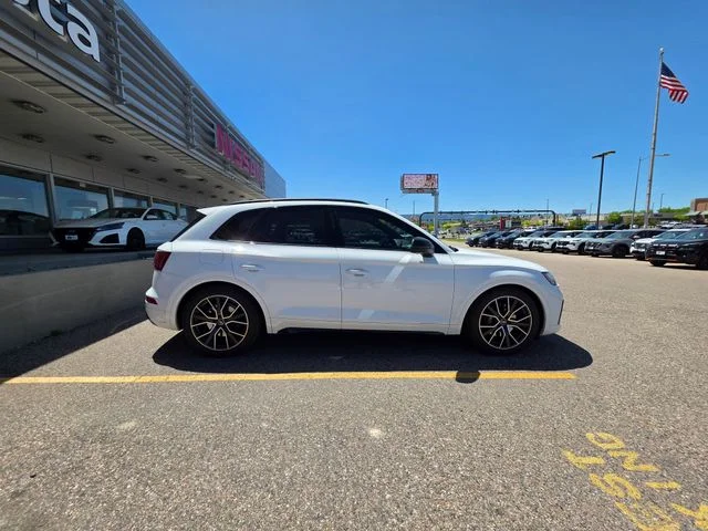 Used 2022 Glacier White Metallic Audi Premium Plus image 4