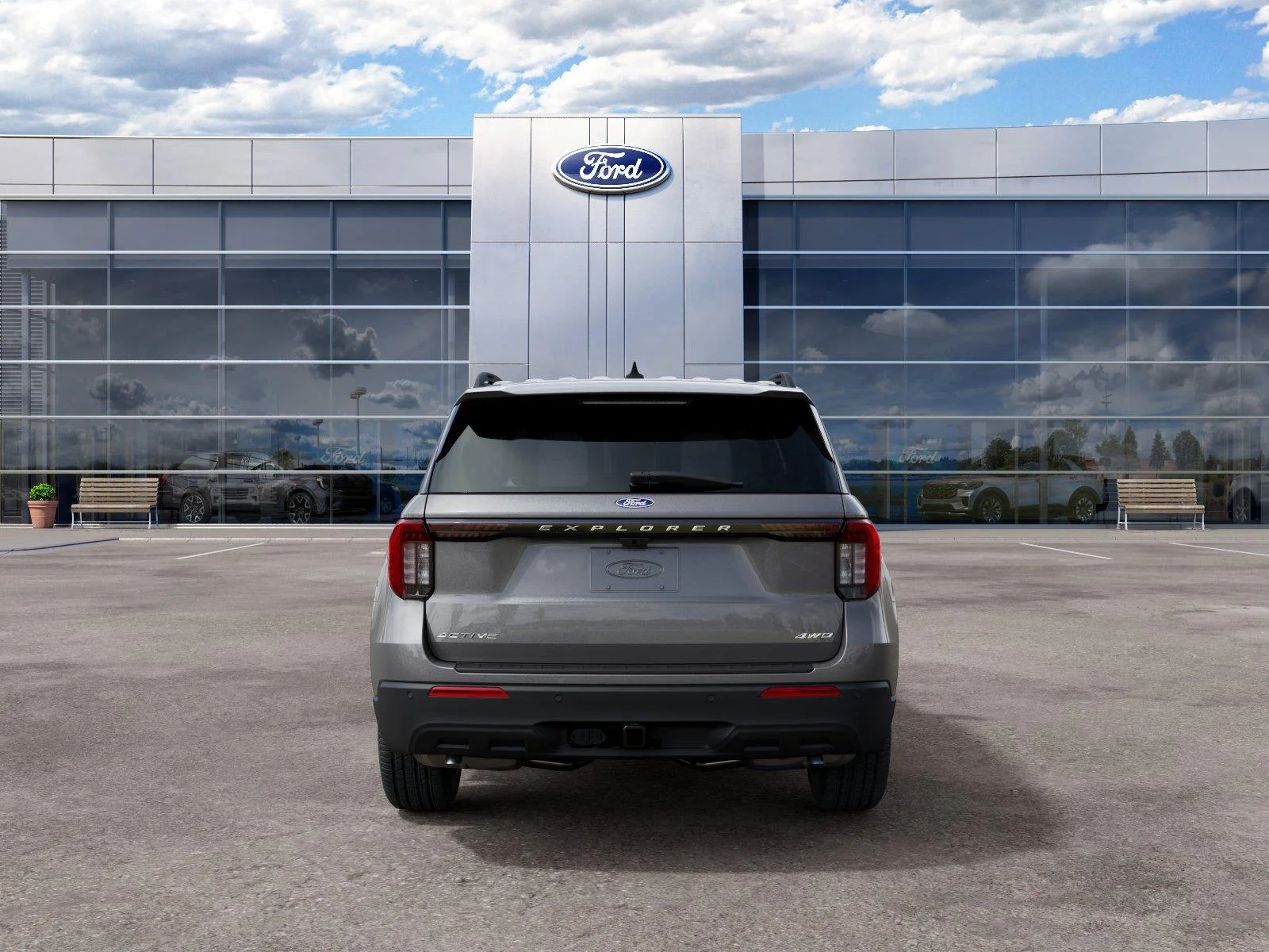 New 2027 Carbonized Gray Metallic Ford Active image 7