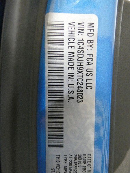 New 2026 B5 Blue Dodge SRT Hellcat Jailbreak AWD image 29