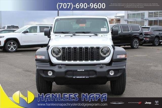New 2026 Bright White Clear-Coat Exterior Paint Jeep Sport S image 4