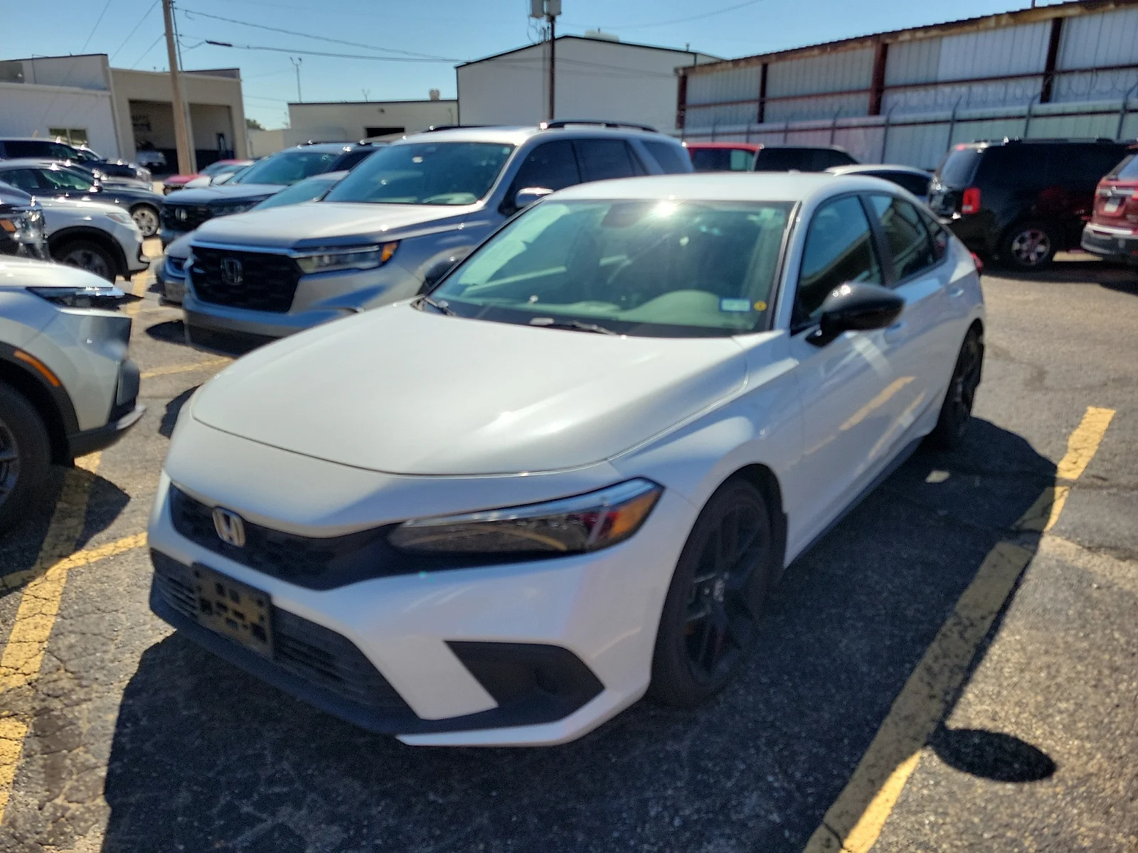 Certified Used 2024 Platinum White Pearl Honda Sport image 3