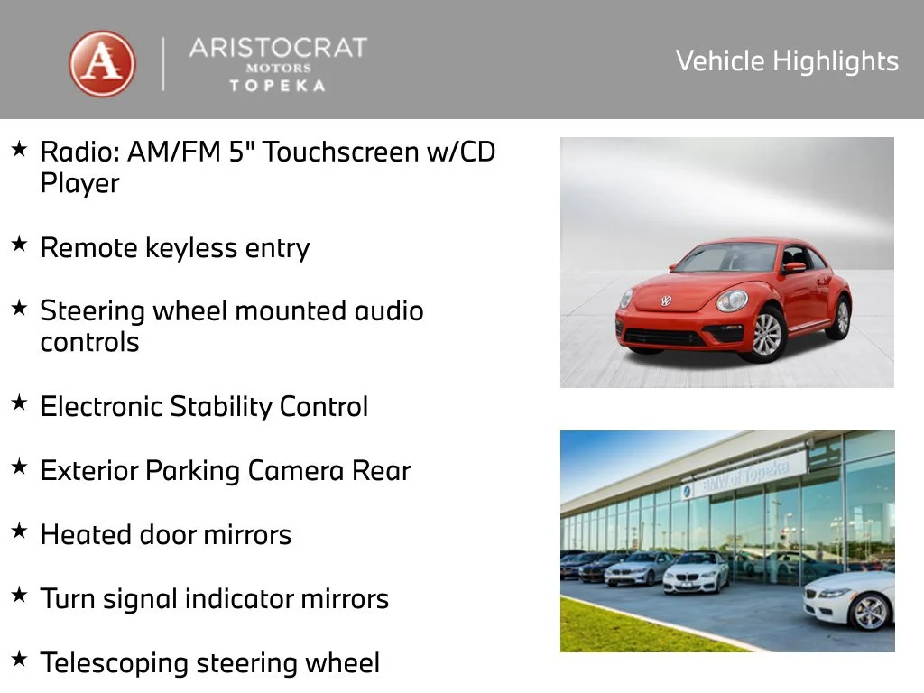 Used 2019 Volkswagen Beetle S with VIN 3VWFD7ATXKM708009 for sale in Kansas City