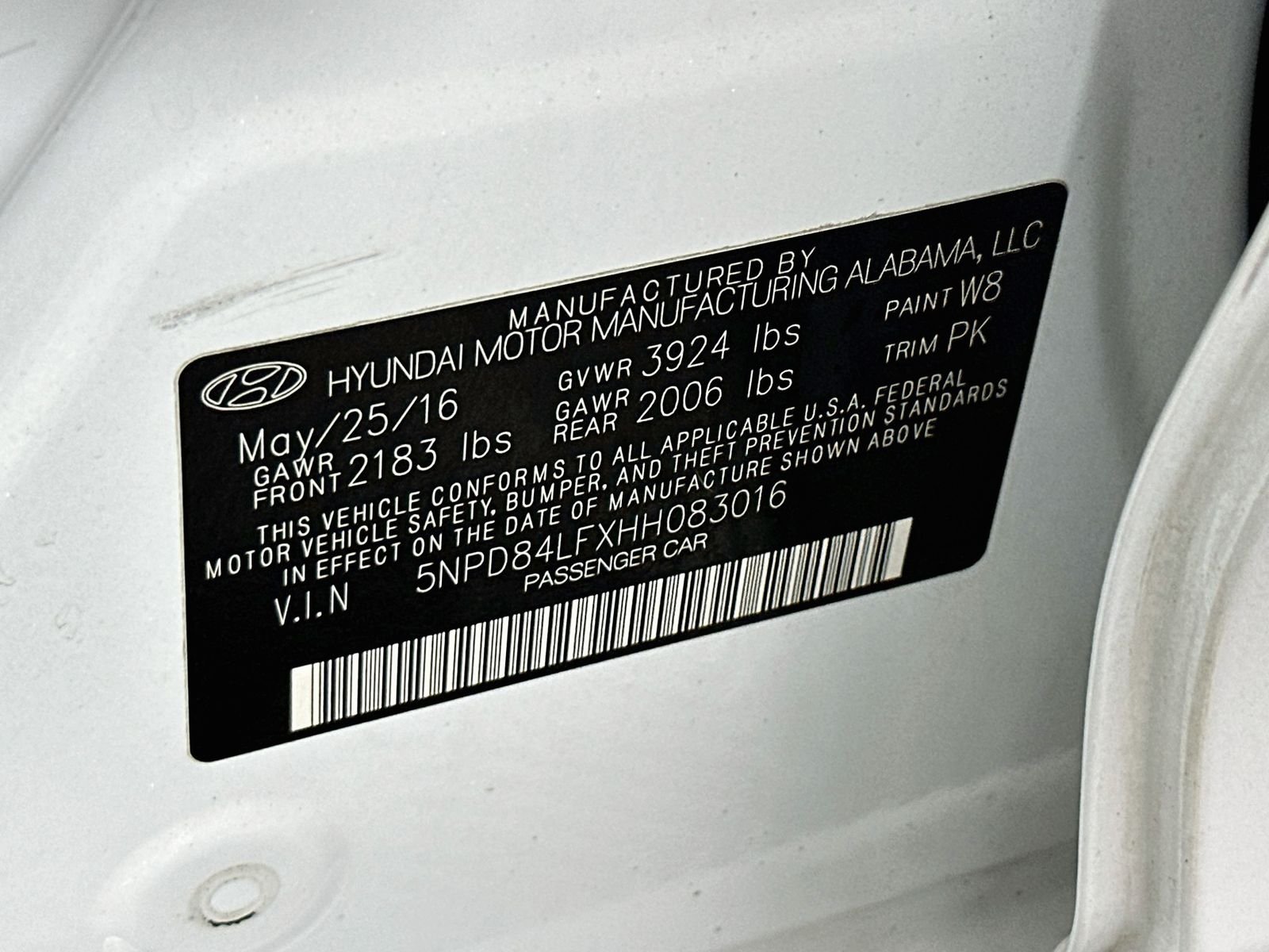Used 2017 Quartz White Pearl Hyundai SE image 30