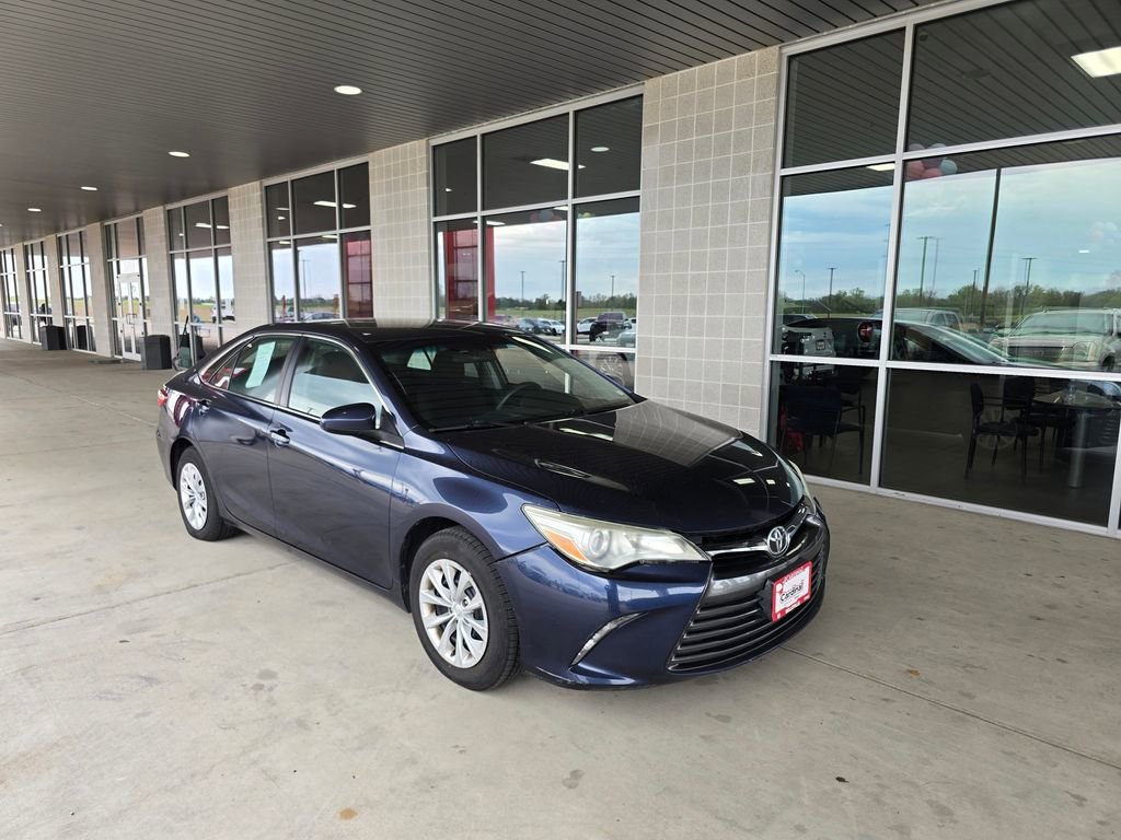 Blue 2015 Toyota Camry XLE Sedan Front-Wheel Drive
