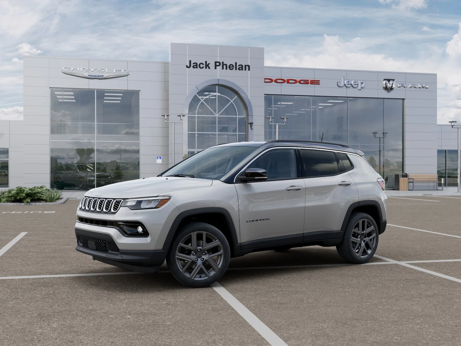 New 2026 Silver Zynith Metallic Clear-Coat Exterior Paint Jeep Limited image 32