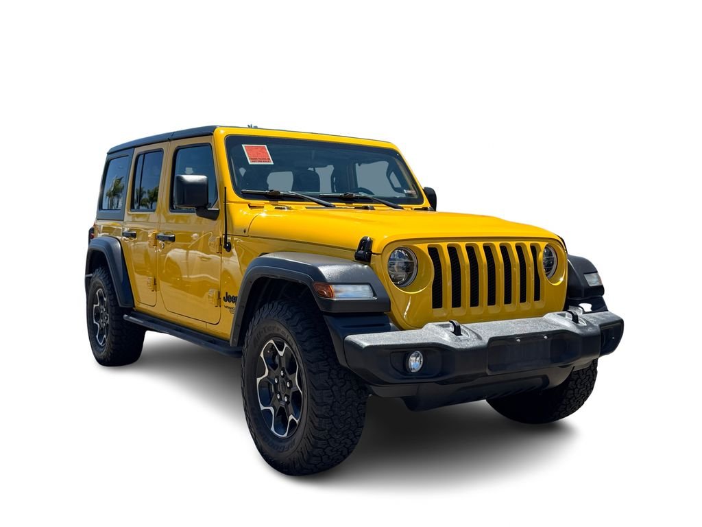 Used 2021 Yellow Jeep Unlimited Sport S image 8