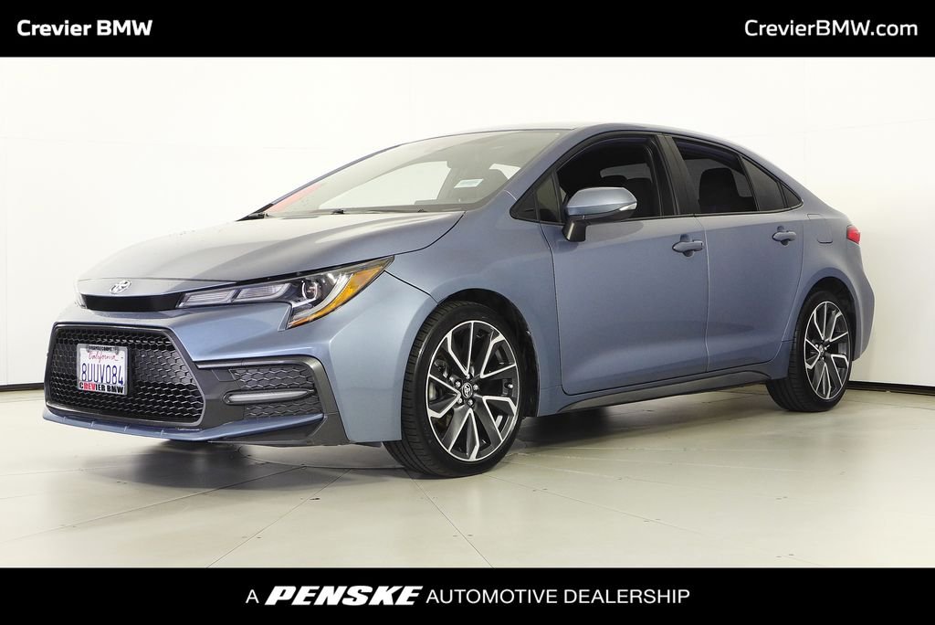 Used 2021 Celestite Toyota SE image 1