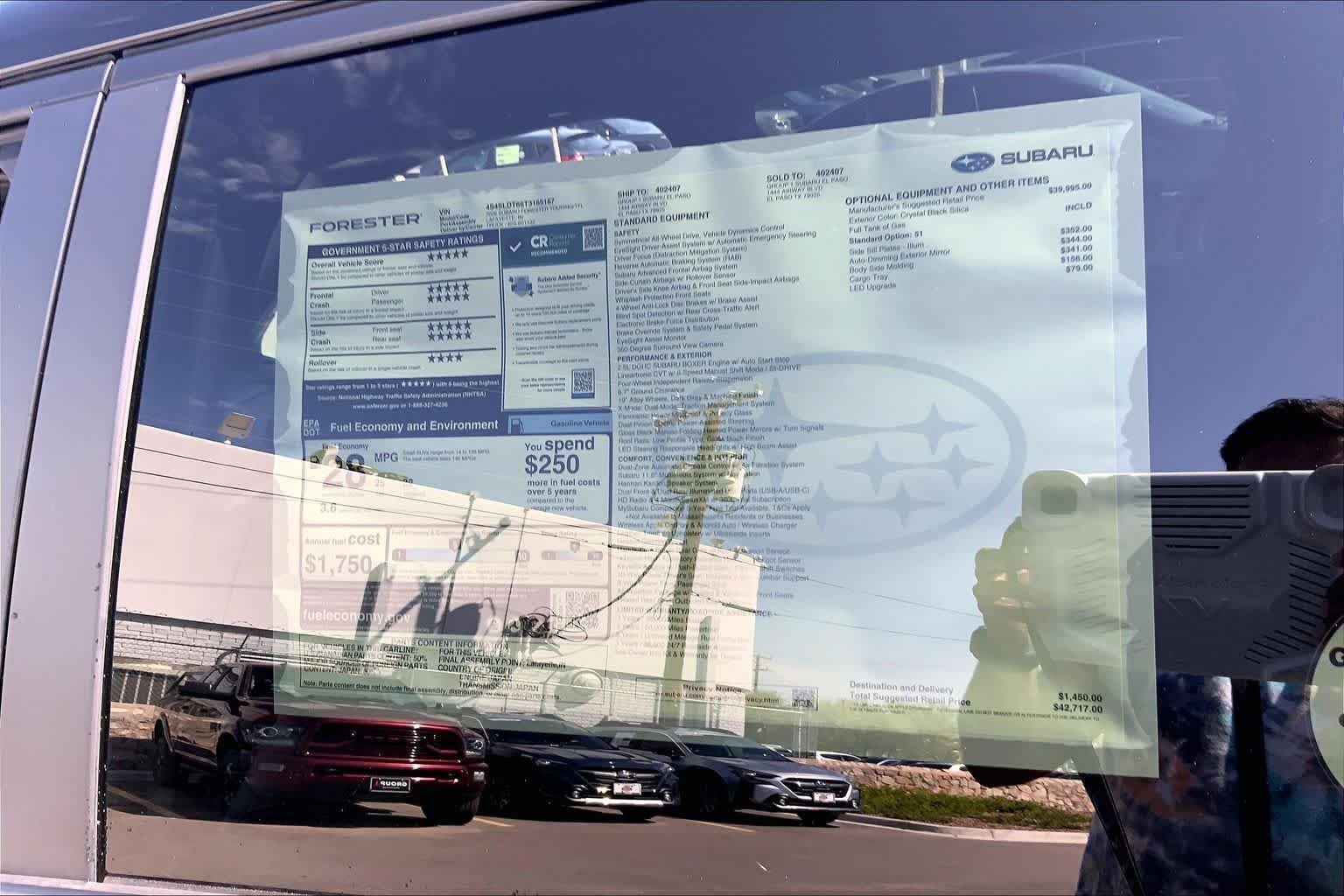 New 2026 CRYSTAL BLACK SILICA Subaru Touring image 19