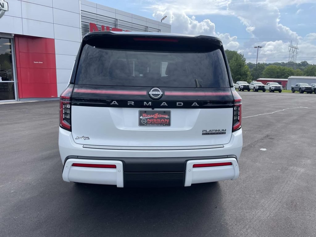 New 2026 Everest White TriCoat / Super Black Two-tone Nissan Platinum Reserve image 10