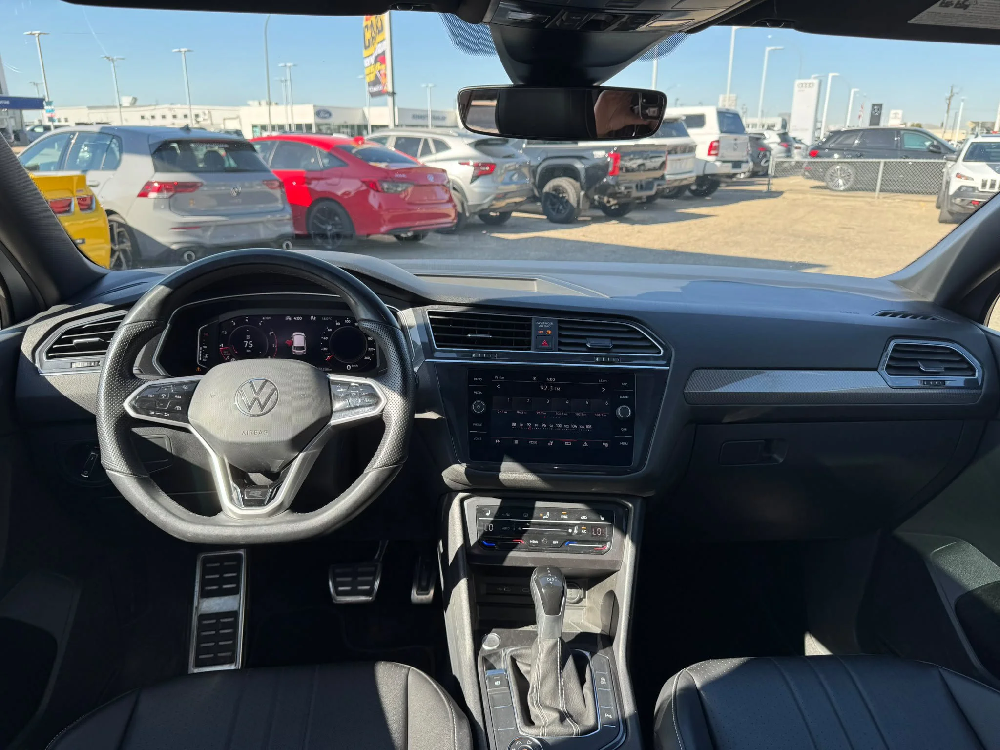 Certified Used 2022 Pyrite Silver Metallic Volkswagen Comfortline R-Line Black Edition*Adaptive Cruise | Remote Start | Htd Leather | Pano Roof | CarPlay image 9