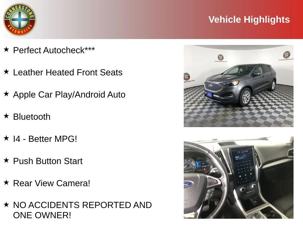 Used 2024 Ford Edge SEL with VIN 2FMPK4J92RBA79837 for sale in Elk River, Minnesota