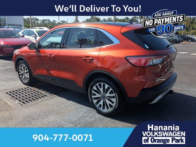 Used 2020 Orange Ford Titanium image 6