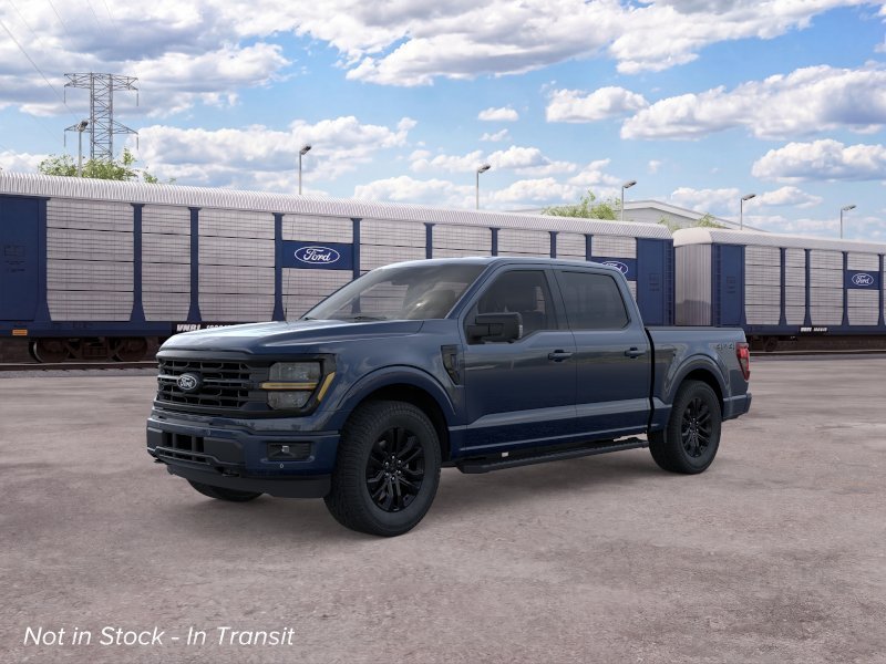 New 2026 Antimatter Blue Metallic Ford XLT image 1