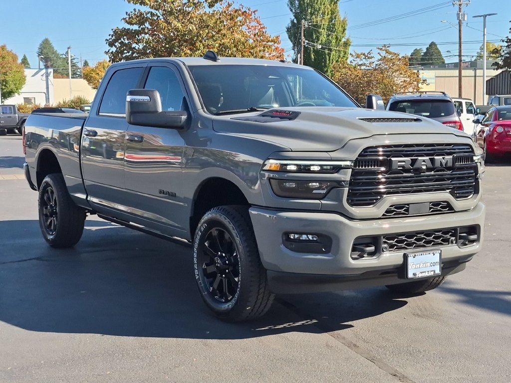 New 2027 Ceramic Gray Clear-Coat Exterior Paint RAM Laramie image 8