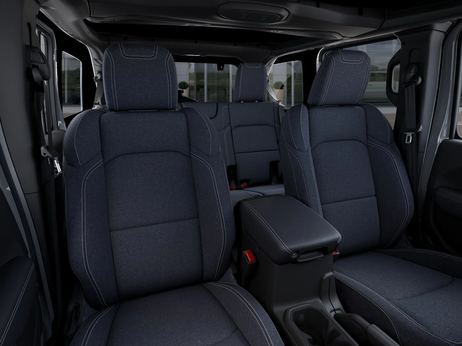 New 2026 Bright White Clear-Coat Exterior Paint Jeep Sahara image 42