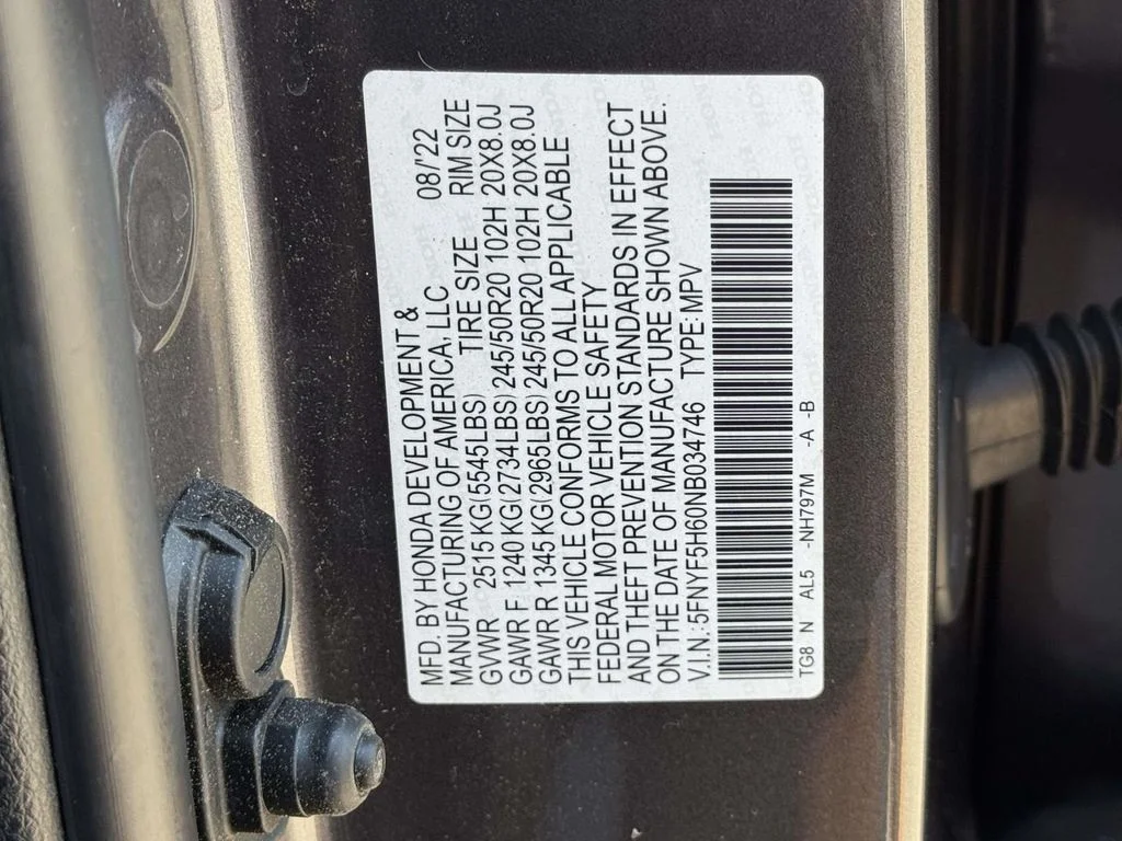 Used 2022 Gray Honda Touring image 31