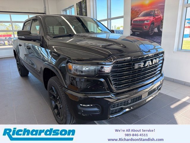 New 2027 Diamond Black Crystal Pearl-Coat Exterior Paint RAM Laramie image 1