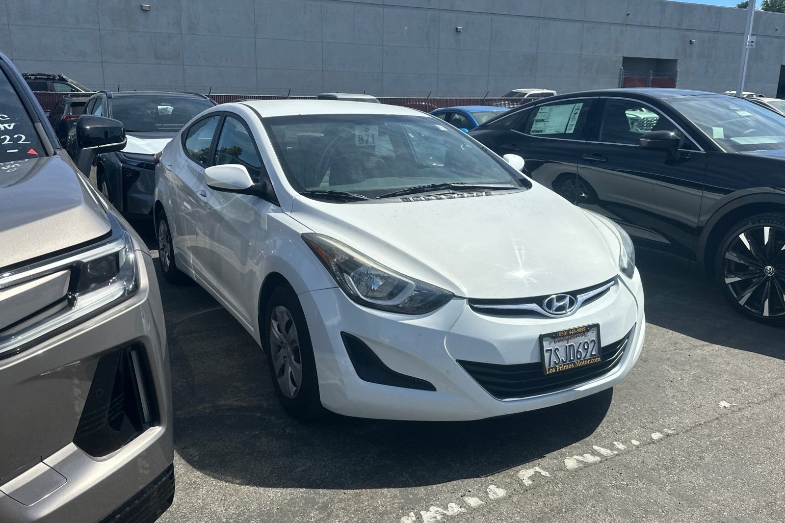 Used 2016 Hyundai Elantra SE with VIN 5NPDH4AE7GH769328 for sale in Gilroy, CA