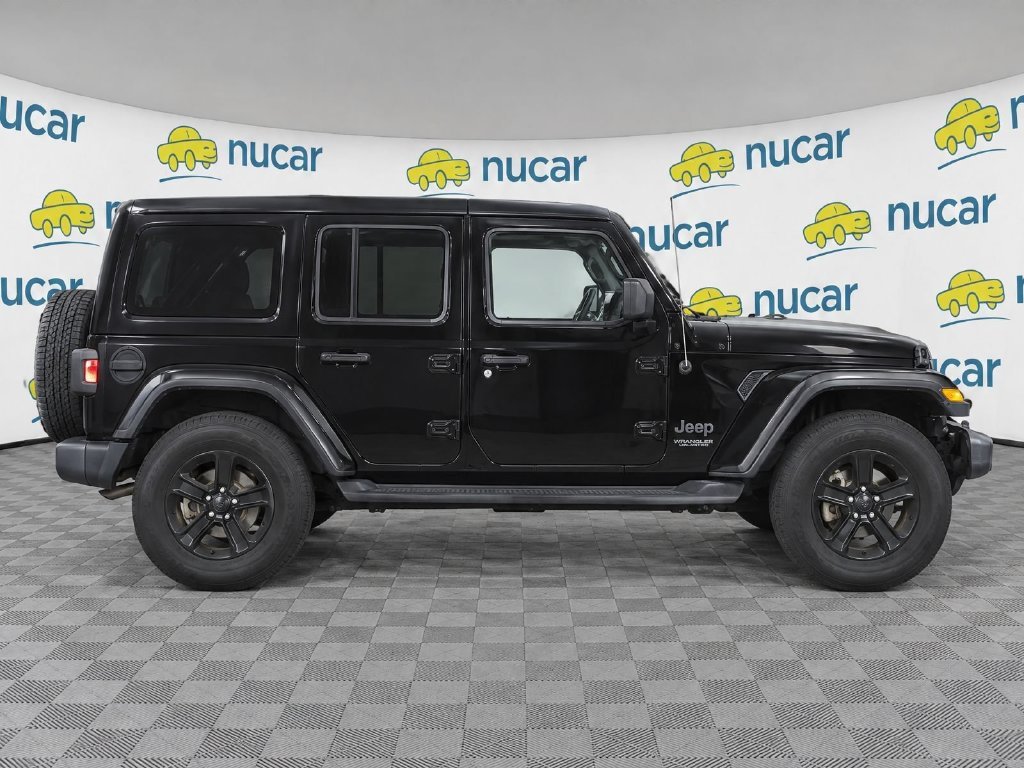 Used 2020 Black Jeep Unlimited Sahara Altitude image 8