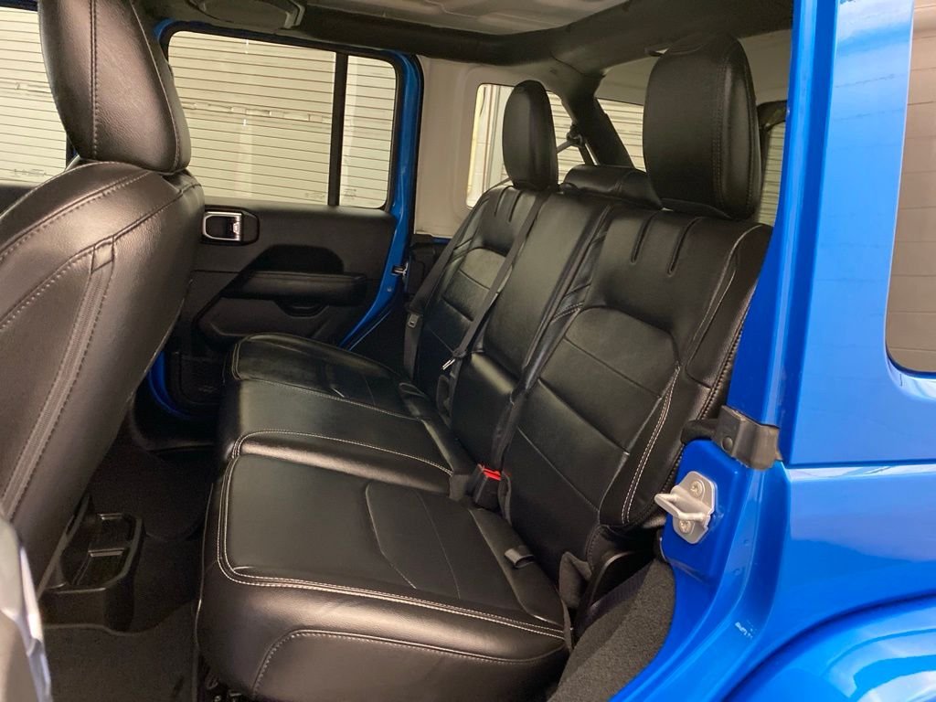 Used 2022 Blue Jeep Unlimited Sahara 4xe image 16