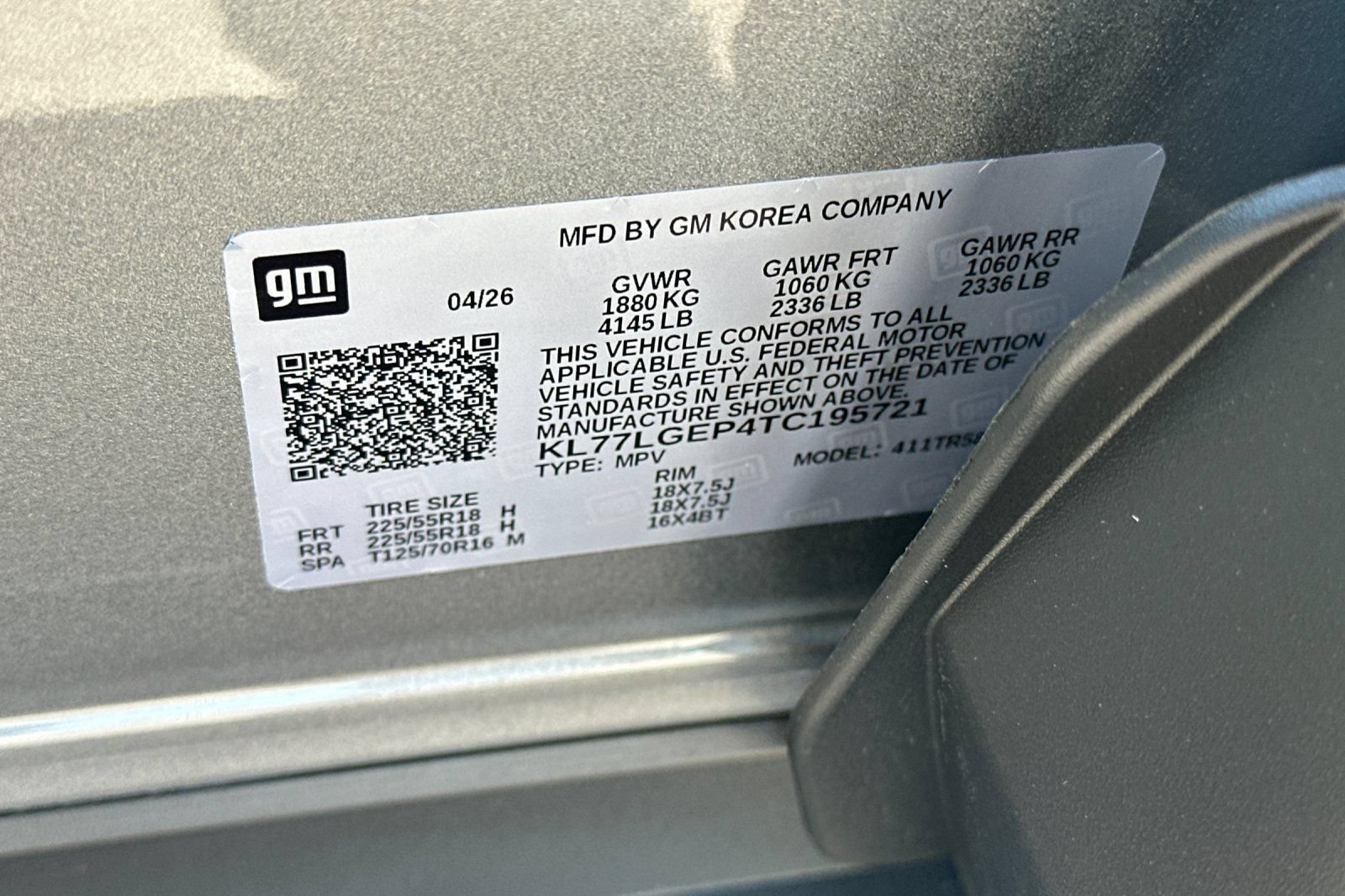 New 2026 Sterling Gray Metallic Chevrolet 1RS image 26