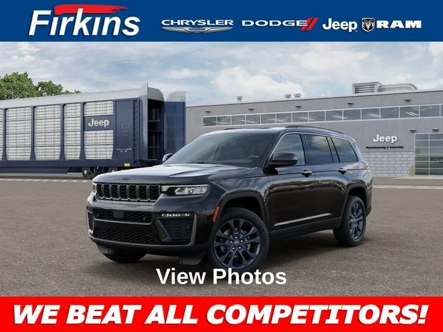 New 2026 Diamond Black Crystal Pearl-Coat Exterior Paint Jeep Limited image 1