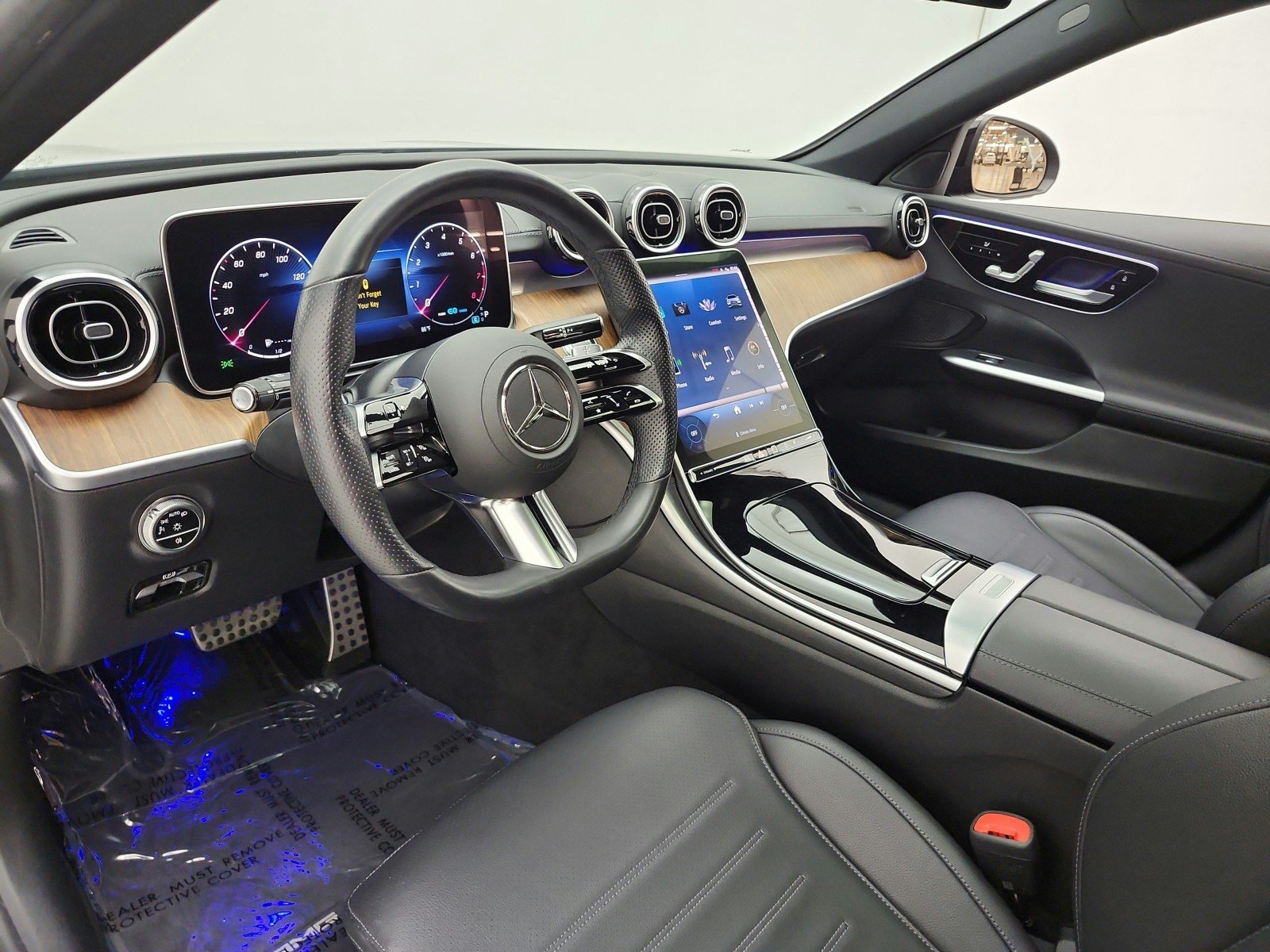 Certified Used 2022 Lunar Blue Metallic Mercedes-Benz C 300 4MATIC® Sedan image 12