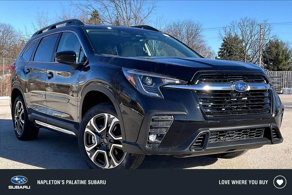 New 2026 CRYSTAL BLACK SILICA Subaru Limited 8-Passenger image 1