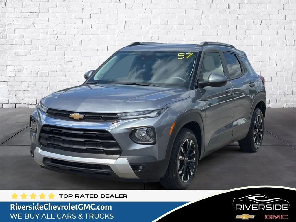 Used 2021 SATIN STEEL METALLIC Chevrolet LT image 1