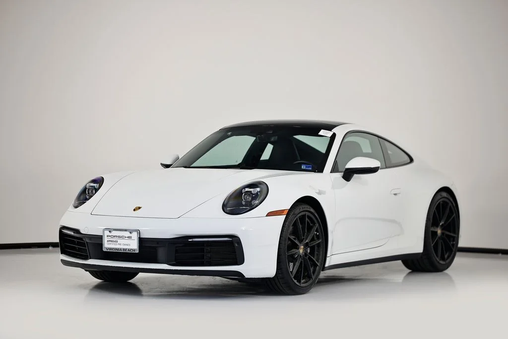 Used 2021 White Porsche Carrera image 1