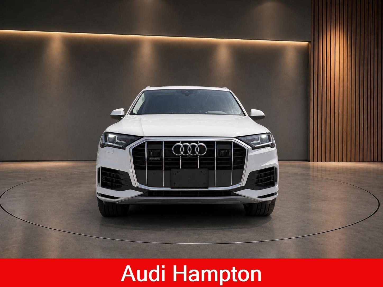 Used 2023 Glacier White Metallic Audi Premium Plus image 3