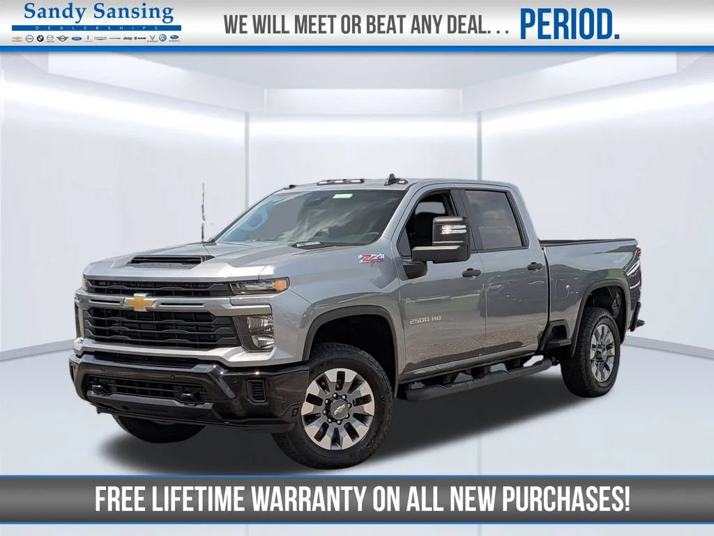New 2026 Sterling Gray Metallic Chevrolet Custom image 1