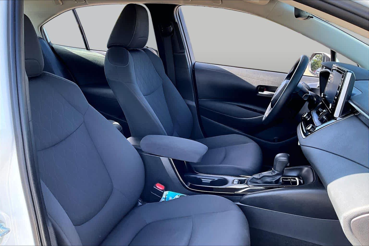 Certified Used 2021 Super White Toyota LE image 8