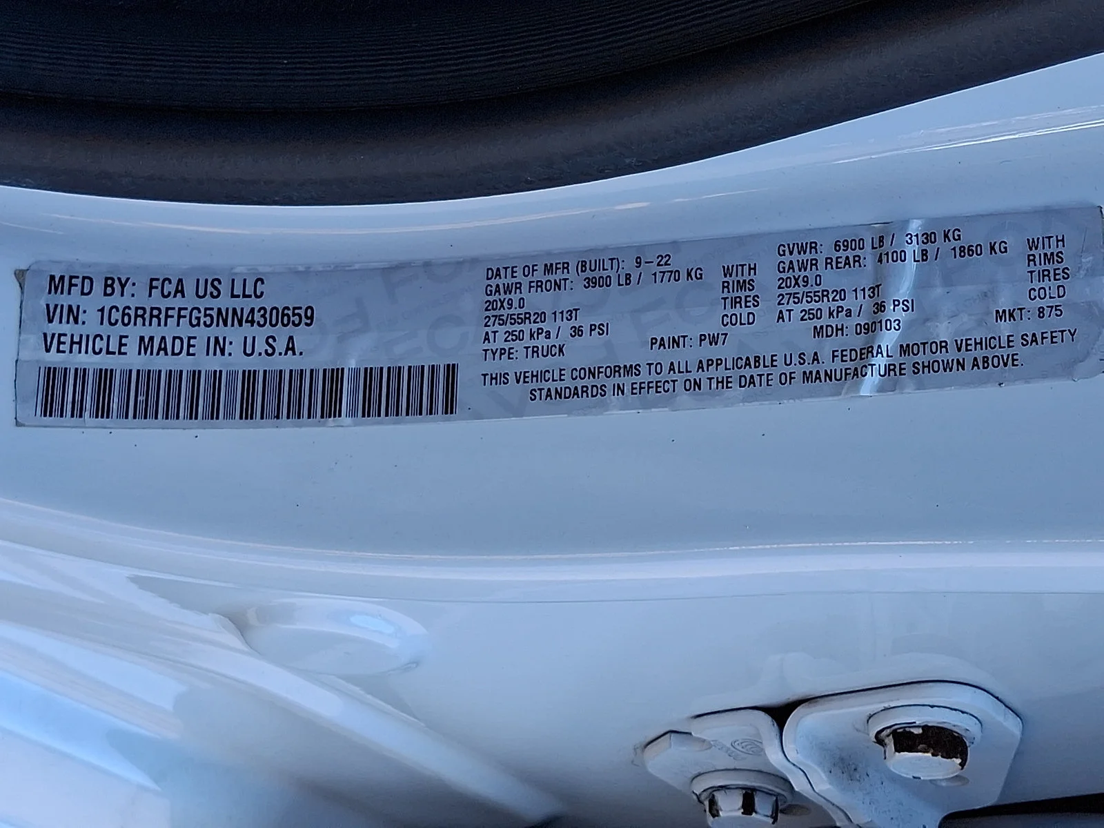Used 2022 Bright White Clearcoat Ram Big Horn/Lone Star image 26