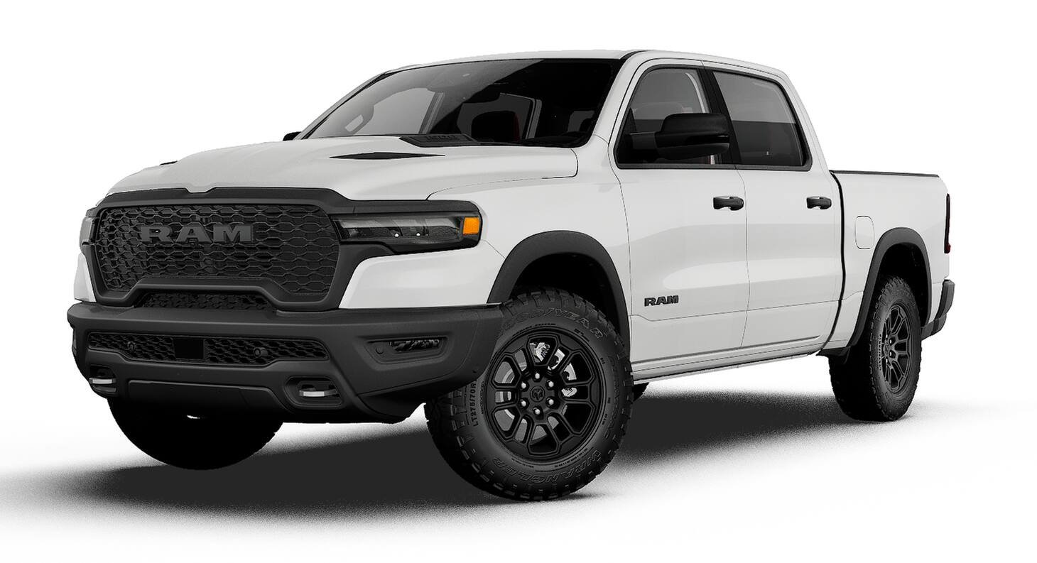 New 2027 Bright White Clear-Coat Exterior Paint RAM REBEL image 27