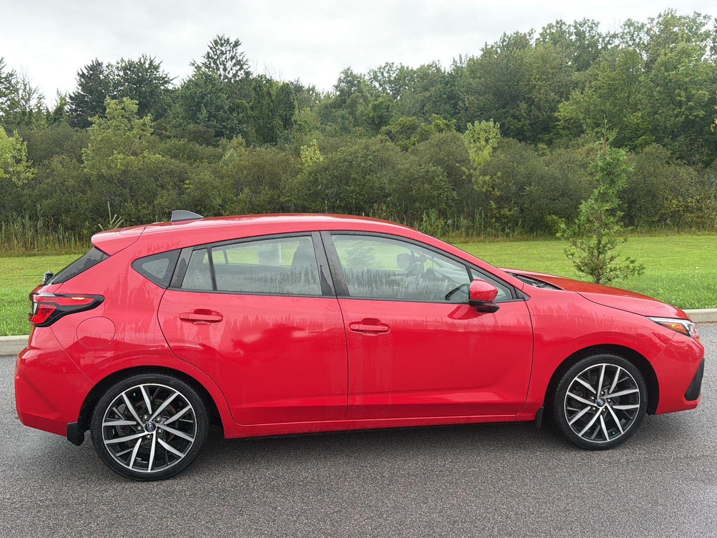 Used 2024 Pure Red Subaru Sport image 3