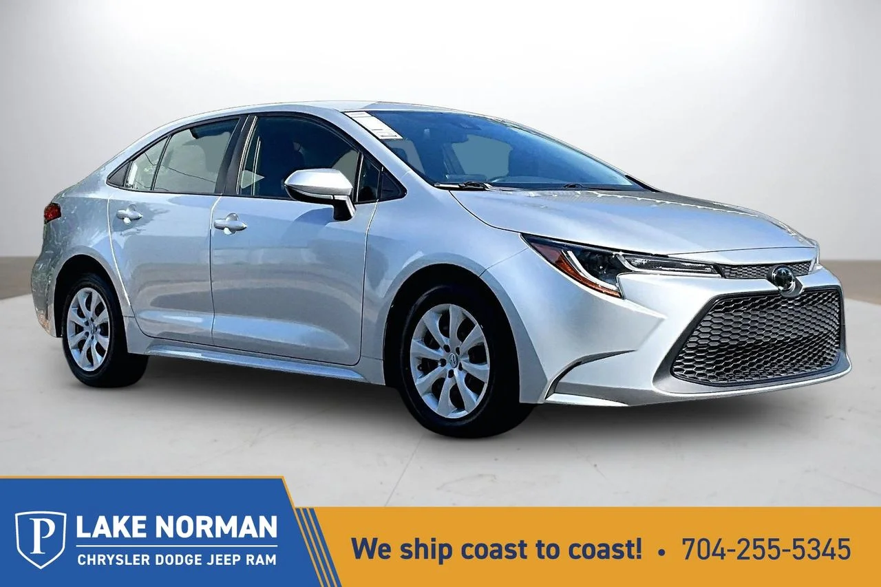 Certified Used 2022 Silver Toyota LE image 1