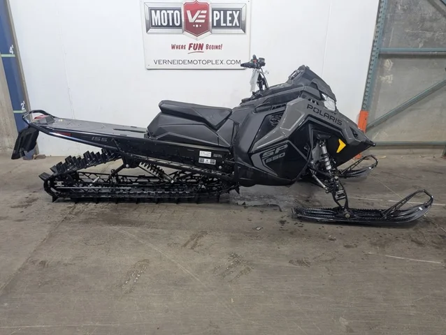 2025 Polaris 650 RMK SP 155 Shadow Gray / Gloss Black 650 Mirage Gray Gloss Black