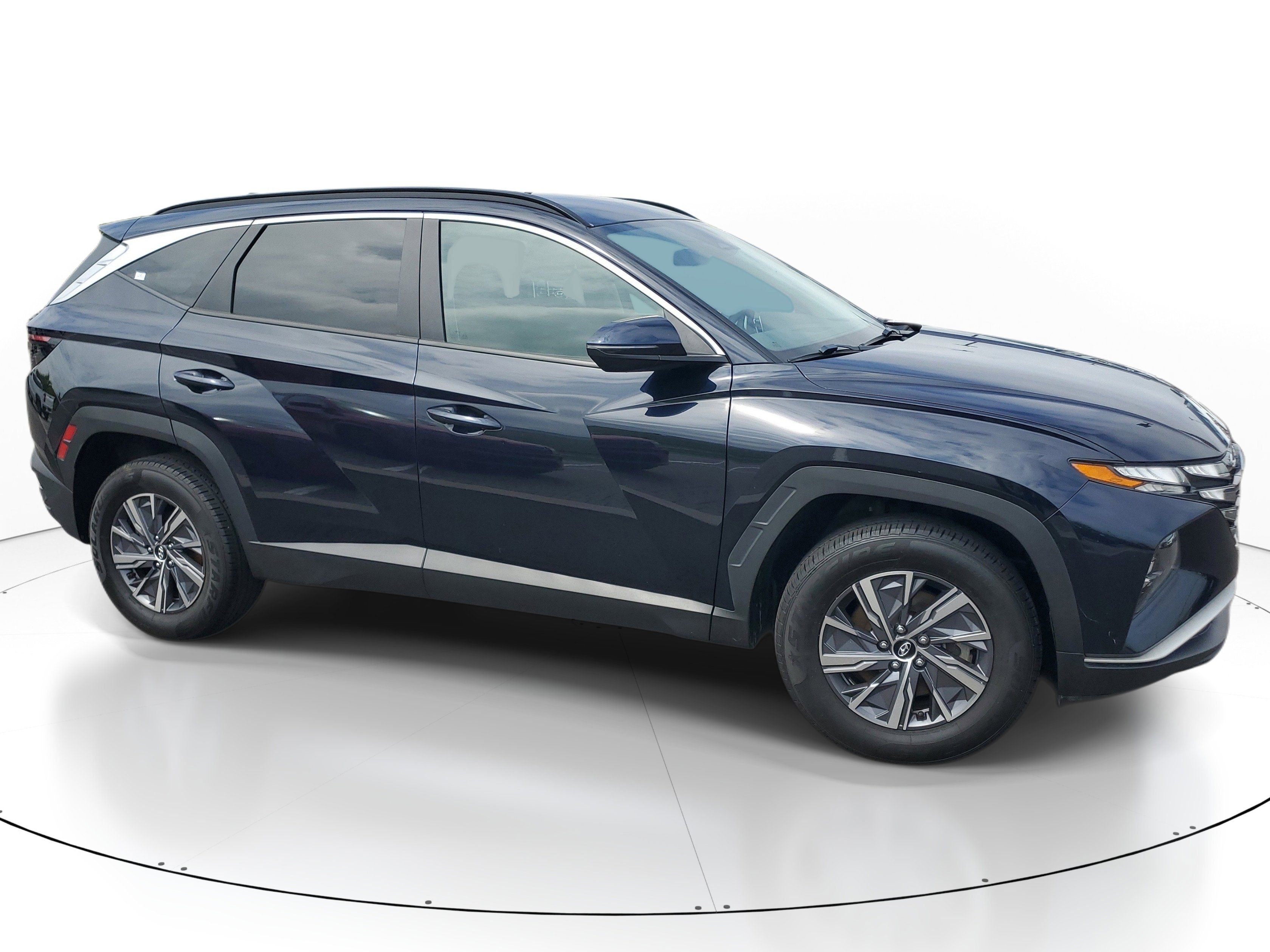 Used 2022 Deep Sea Hyundai Blue image 1