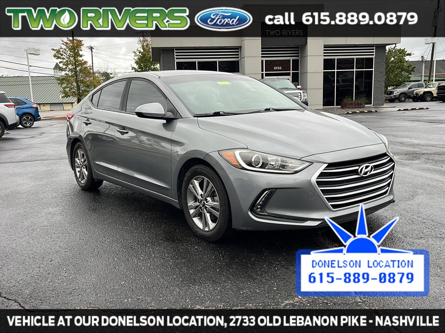 Used 2018 Hyundai Elantra Value Edition with VIN KMHD84LFXJU606929 for sale in Mt. Juliet, TN