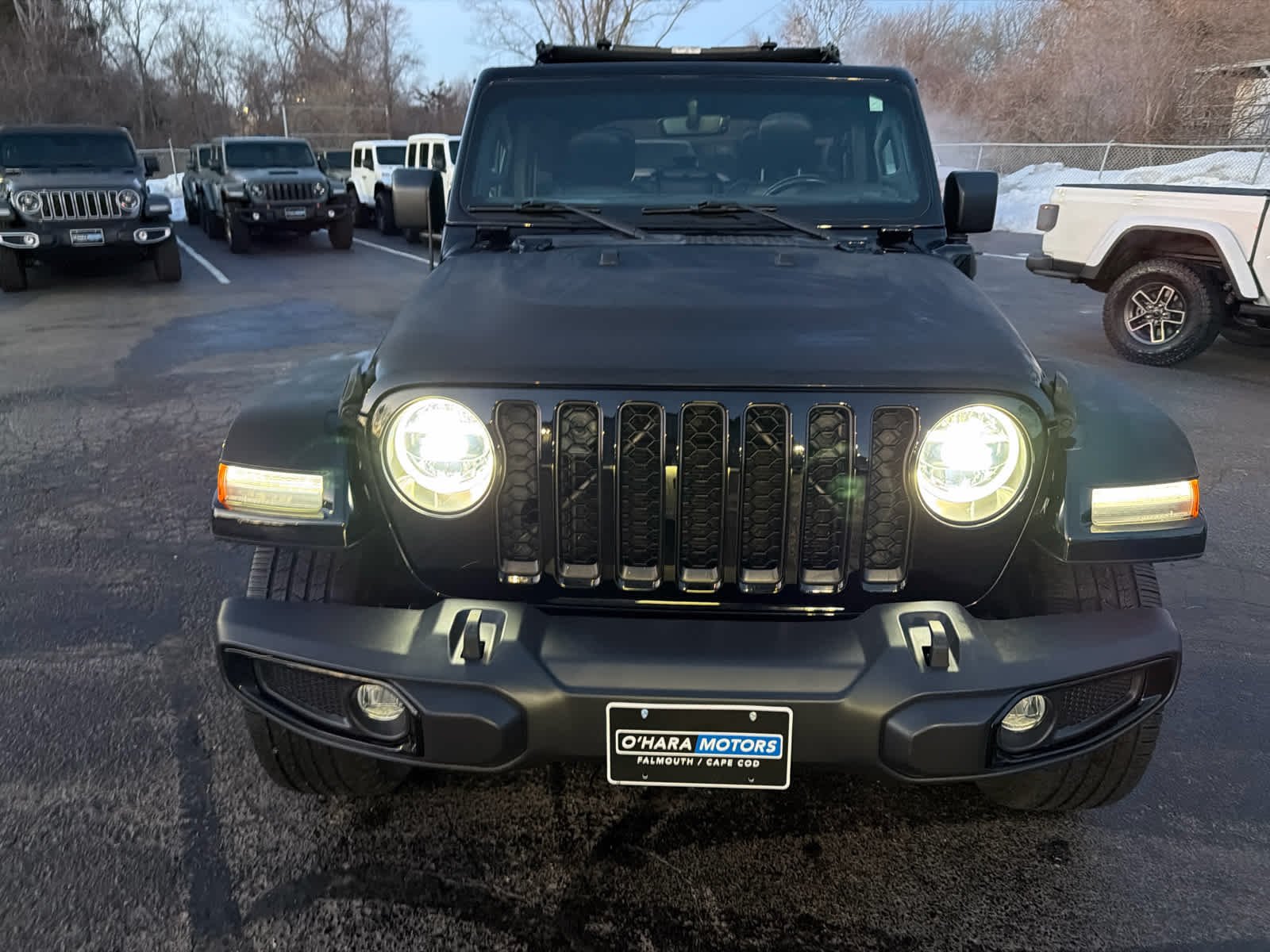 Used 2021 Jeep Wrangler Unlimited Sahara 4XE with VIN 1C4JJXP66MW751322 for sale in Falmouth, MA