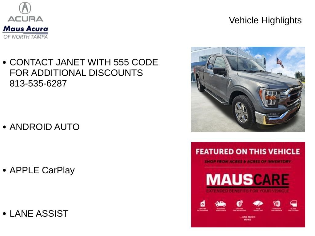 Used 2022 Gray Ford XLT image 8