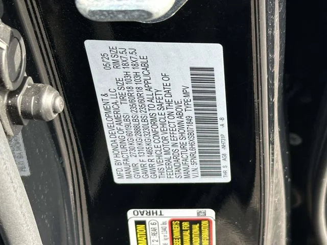 2025 Honda Odyssey EX-L - Photo 18