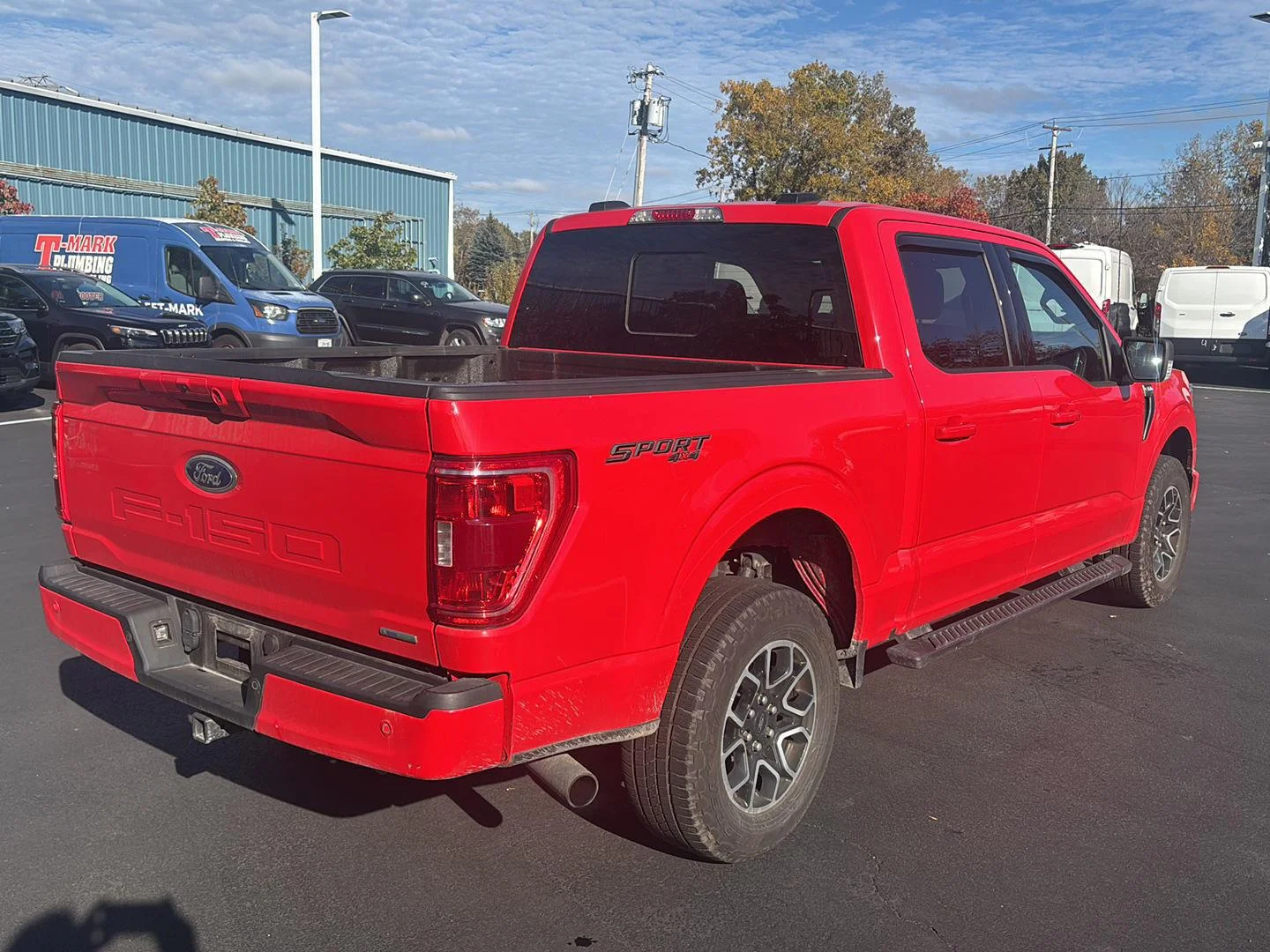 Used 2022 Race Red Ford XLT image 4