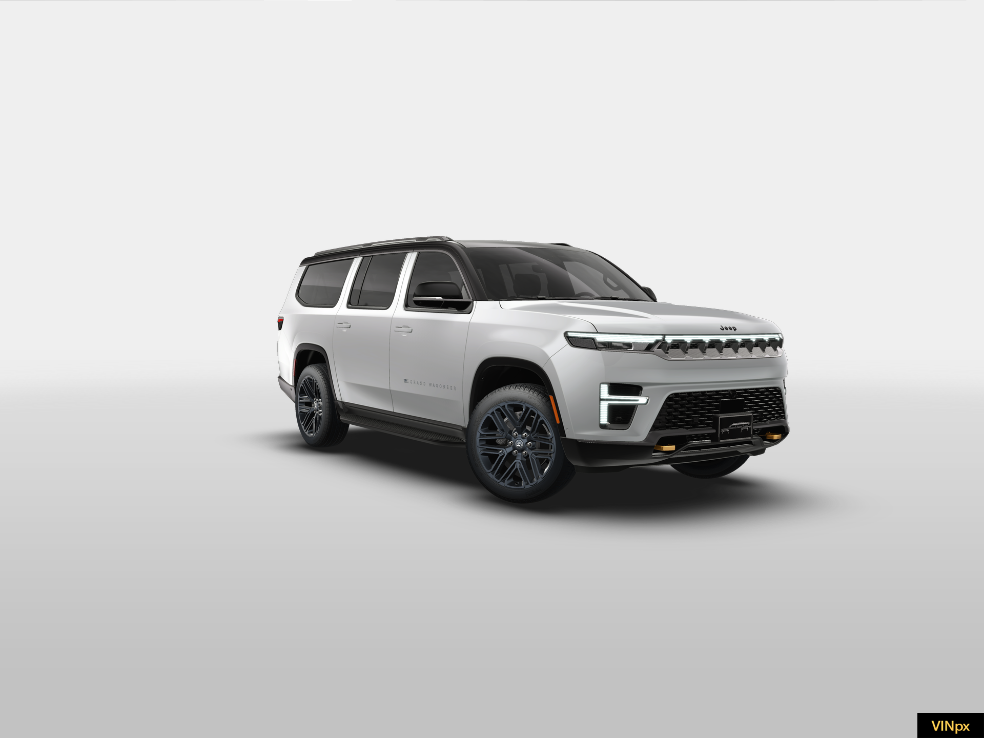 New 2026 Bright White Clear-Coat Exterior Paint Jeep Grand Wagoneer image 11