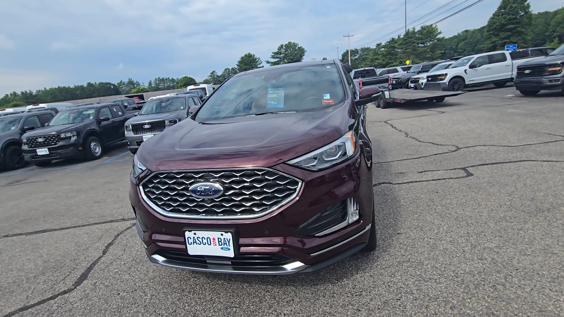 Used 2024 Burgundy Ford Titanium image 15