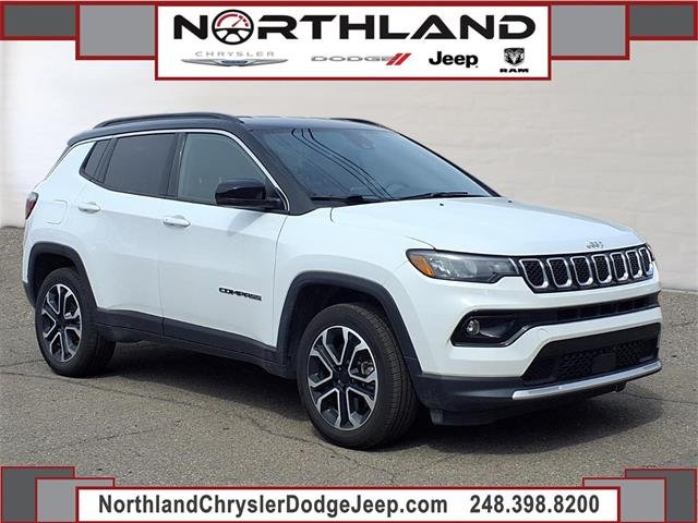Certified Used 2024 Bright White Clear Coat Jeep Limited image 1